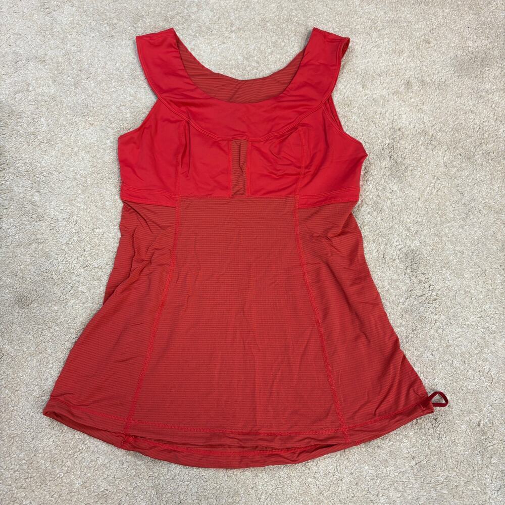 Set of 2 Lululemon Athletic Running Workout Stretch Tank Tops Red Blue Size 6 - Picture 4 of 7